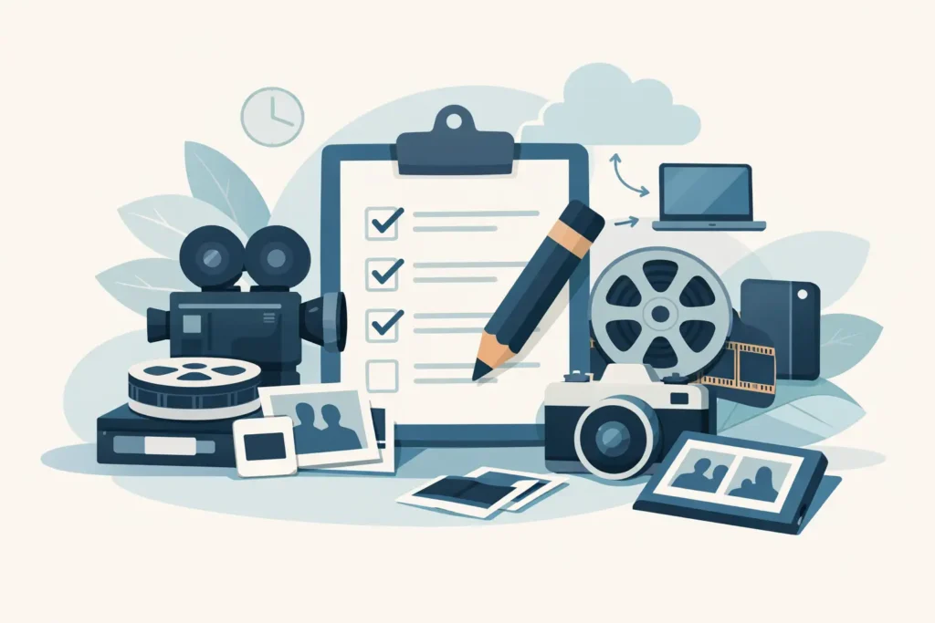 Legacy Media Preservation Checklist for Families